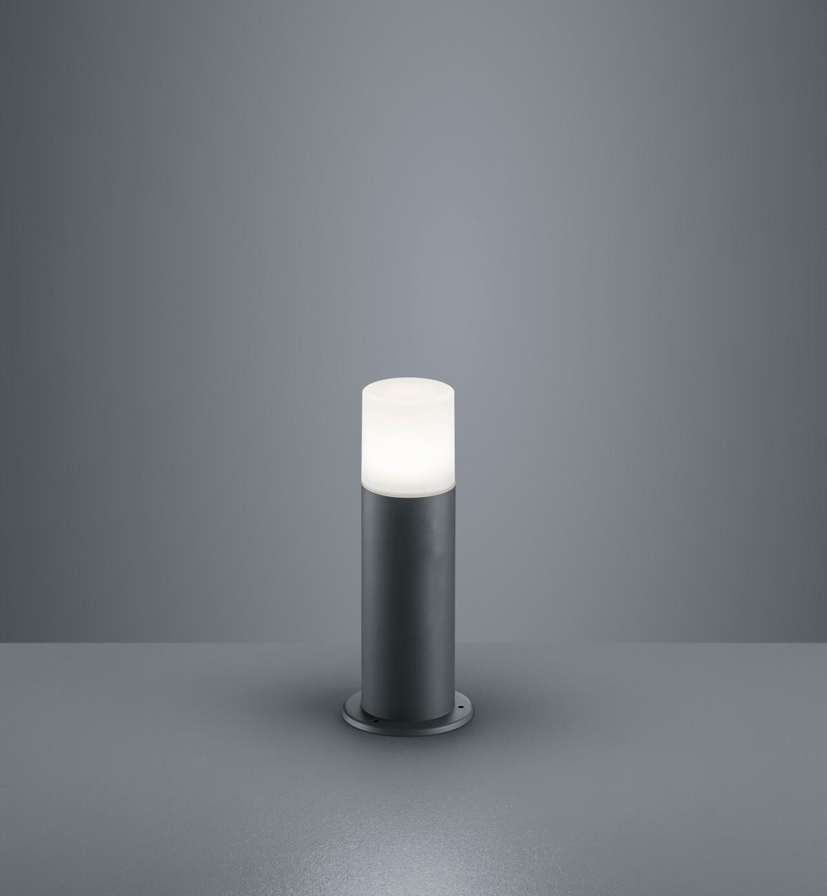 Thumbnail - Trio Leuchten Wegeleuchte Hoosic, Anthrazit, Weiß, Metall, Kunststoff, 30 cm, Lampen & Leuchten, Außenbeleuchtung, Wegbe...