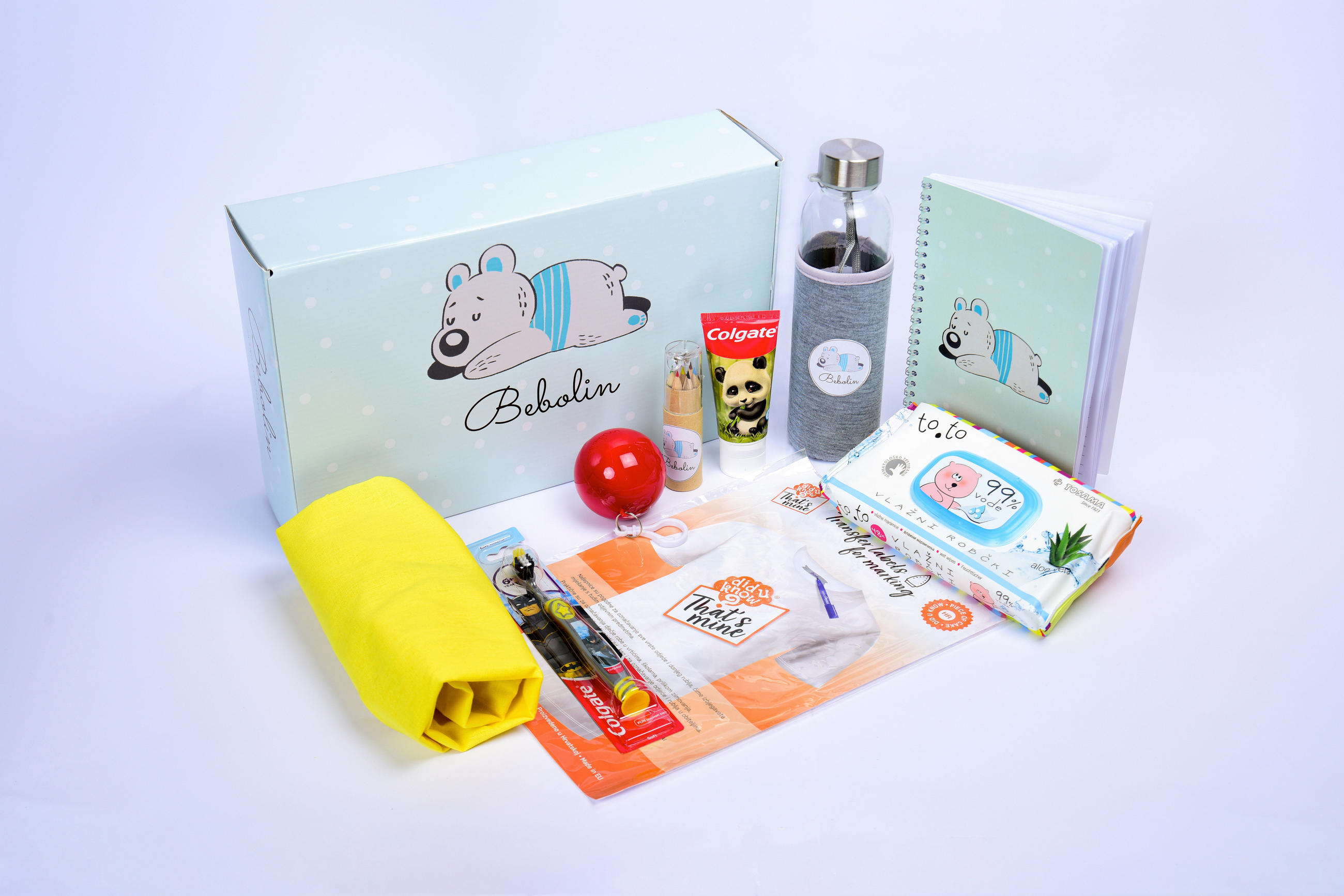 DARILNI SET ZA DOJENČKA - Basics (35/22/9cm)