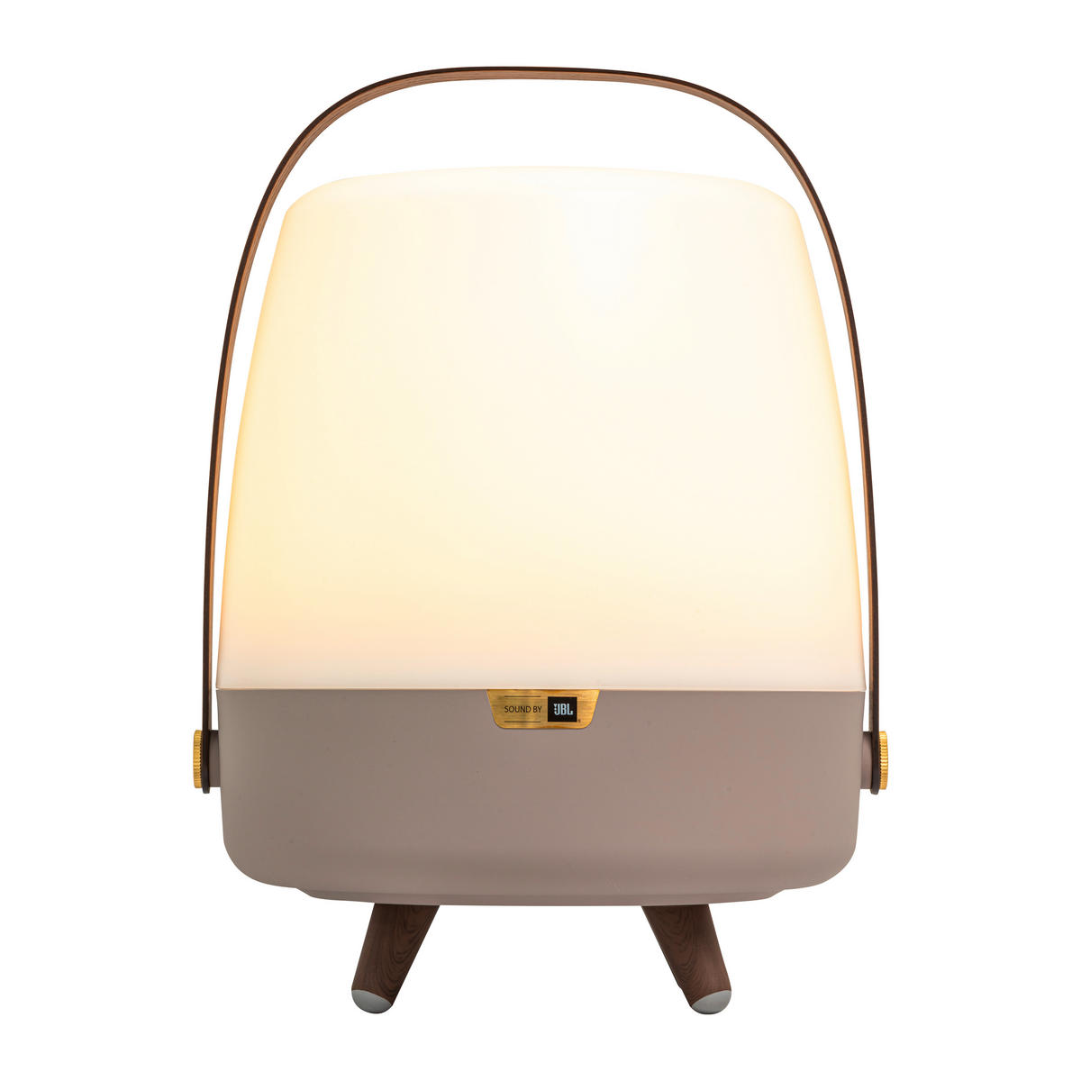 LED-TISCHLEUCHTE Lite-up Play Mini - Sound By JBL 21/29 cm   - Schlammfarben, MODERN, Kunststoff (21/29cm)