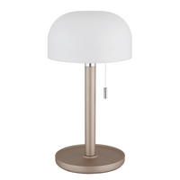 NAMIZNA SVETILKA ZA POLNJENJE  NORMAN      15/28 cm       - barve šampanjca/bela, Trend, umetna masa/les (15/28cm) - Globo