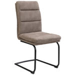 SCHWINGSTUHL  Stoffauswahl Webstoff  - Taupe/Schwarz, Design, Textil/Metall (46/62,5/95cm) - Cantus