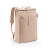 RUCKSACK Urban rolltop twist coffee  - Sandfarben, Basics, Textil (30/49/14,5cm) - Reisenthel