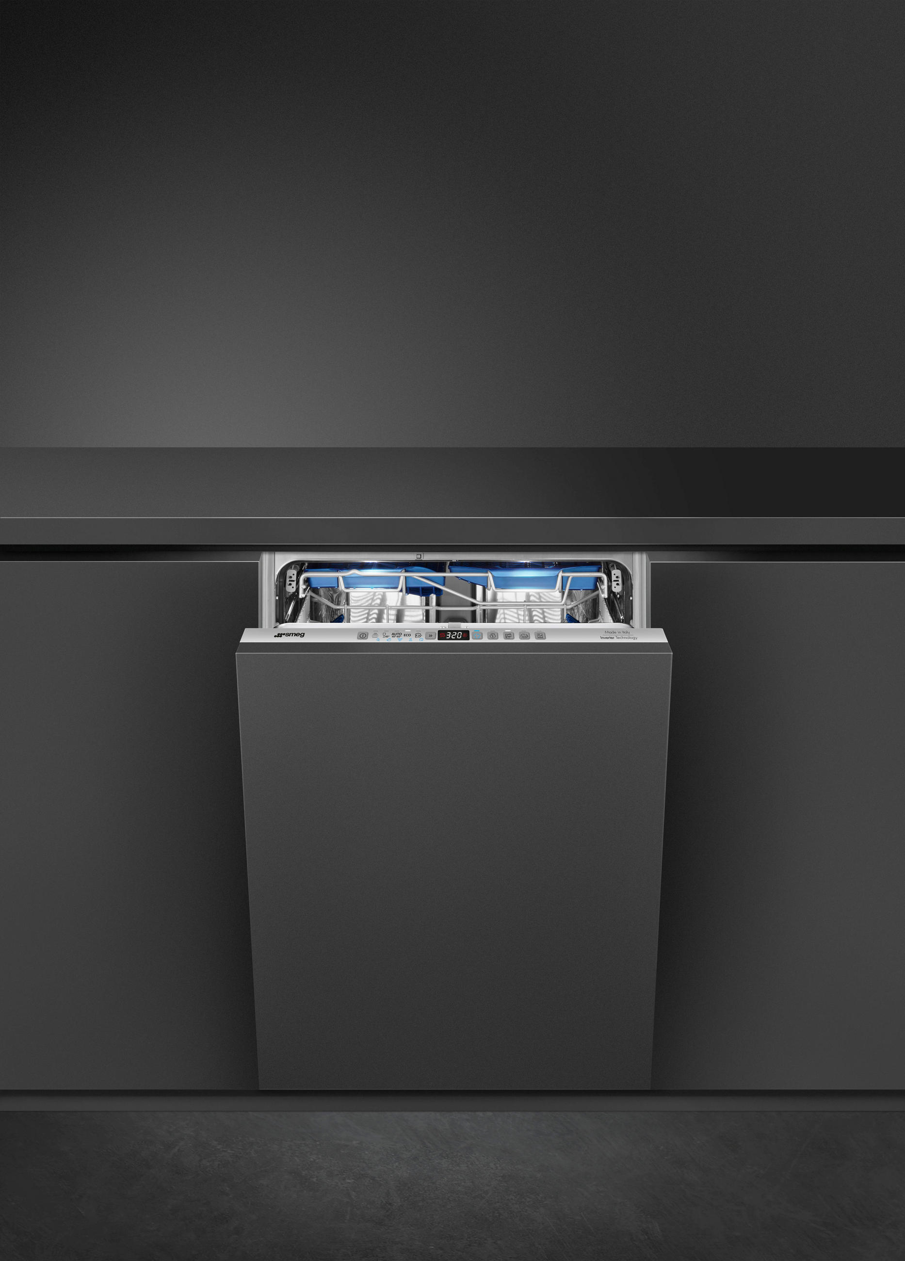 GESCHIRRSPÜLER ST323PT  - Weiß, Basics, Metall (59,8/81,8/54,5cm) - SMEG