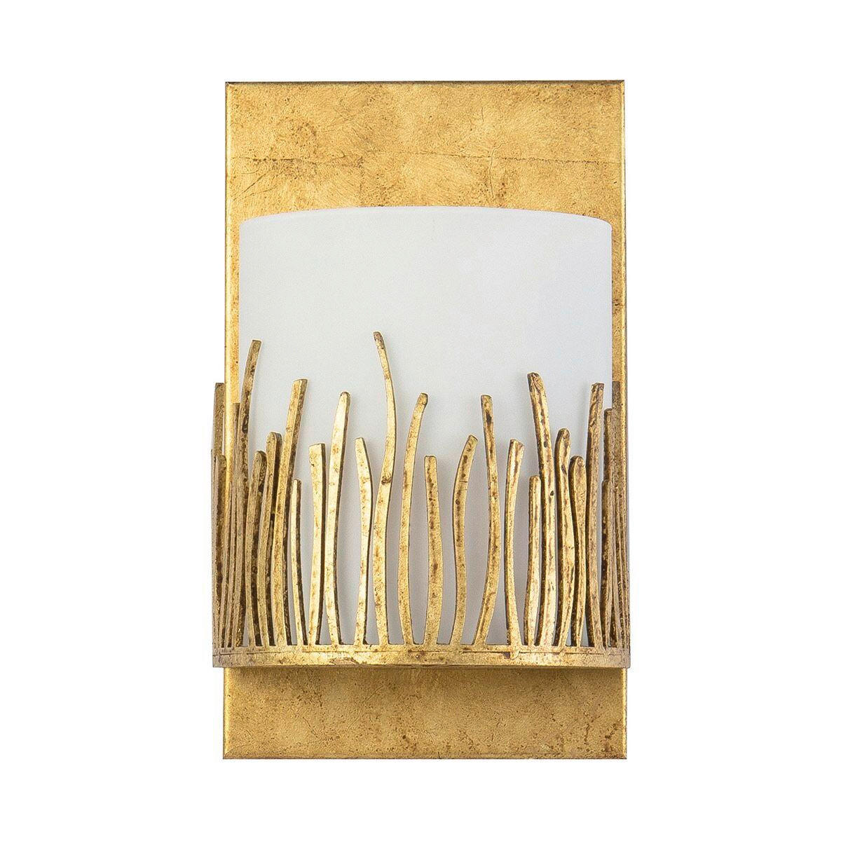 WANDLEUCHTE Hinkley 25,4/15,2/11,4 cm  - Goldfarben, KONVENTIONELL, Glas/Metall (25,4/15,2/11,4cm) - Elstead Lighting