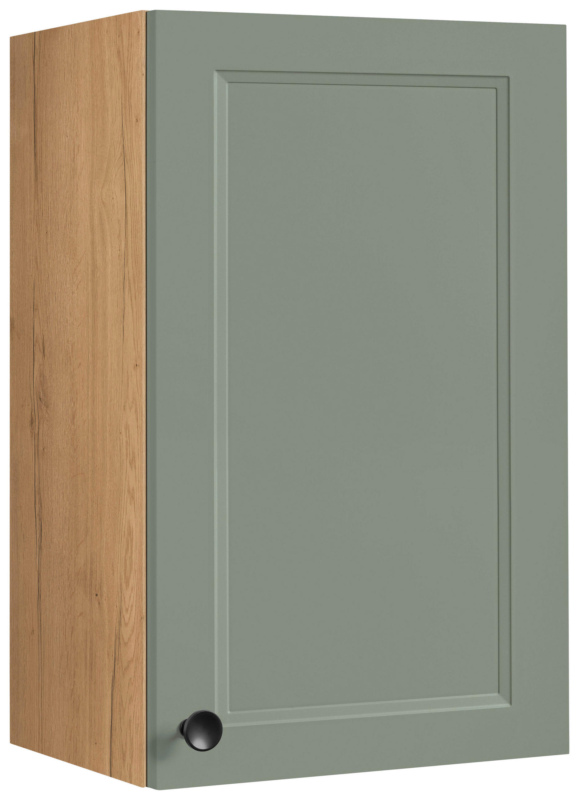KÜCHENOBERSCHRANK 45/72/35 cm in Grün, Eichefarben - Eichefarben/Schwarz, MODERN, Holzwerkstoff/Metall (45/72/35cm) - Nobilia