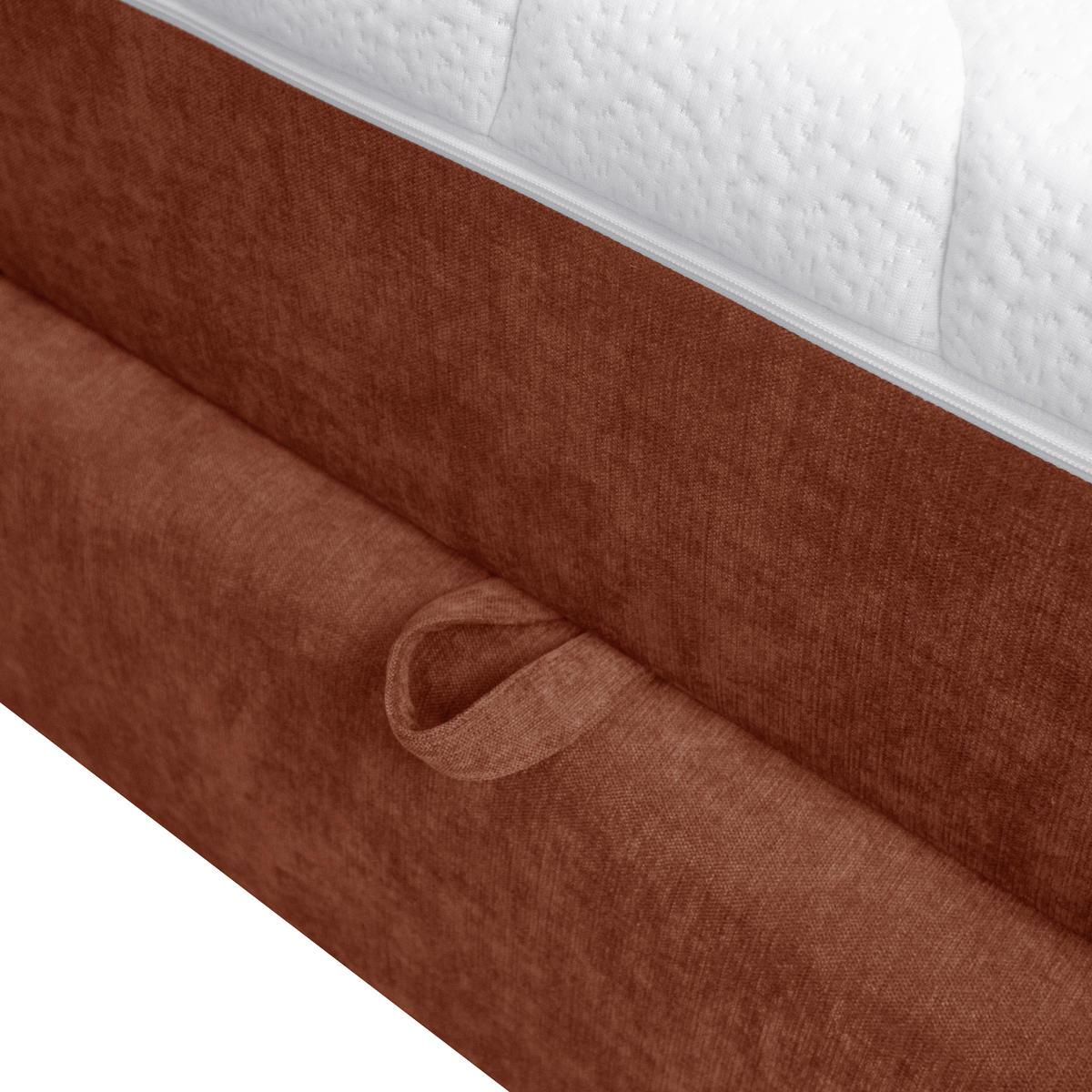 KÁRPITOZOTT ÁGY 180/200 cm  barna  - barna/fekete, Basics, műanyag/textil (180/200cm) - Esposa