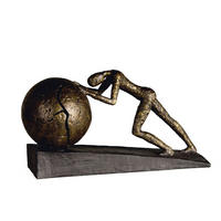 SKULPTUR - Cappuccino, Basics, Kunststoff (37/21,5/11cm)
