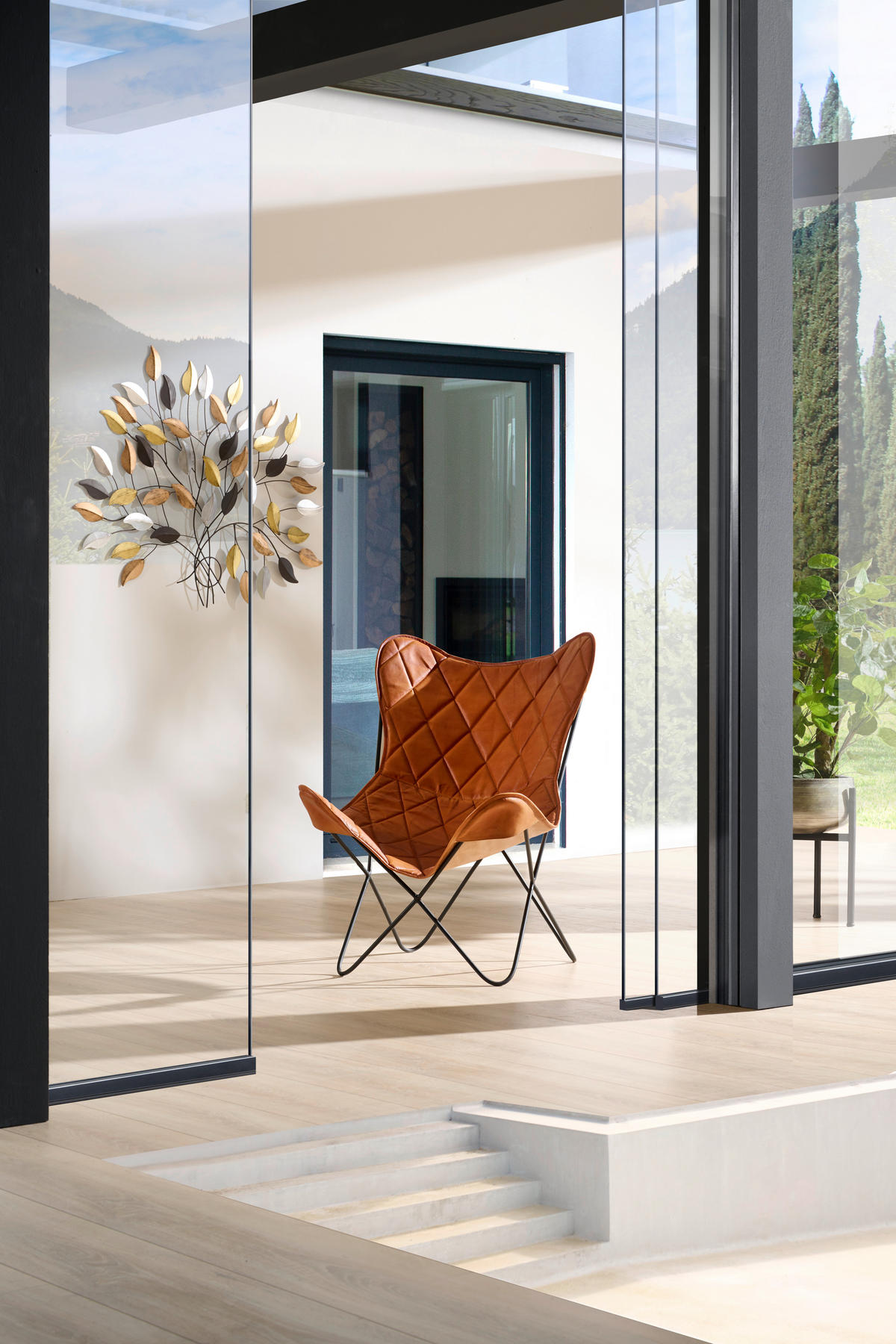 WANDDEKO Metall  - Basics, Metall (2/103/91cm) - Boltze Home