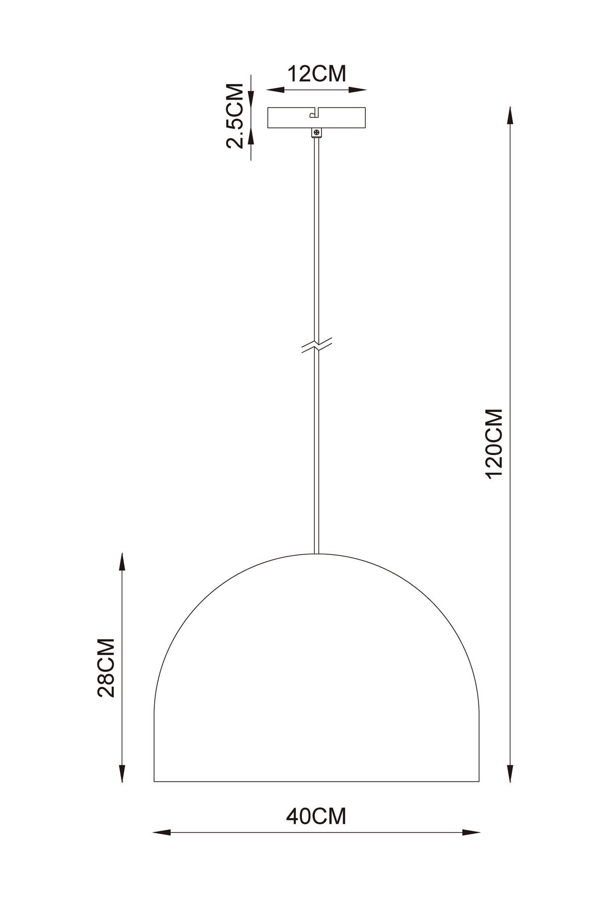 HÄNGELEUCHTE 40/120 cm  - Weiß, Design, Textil/Metall (40/120cm) - Collet's Monde