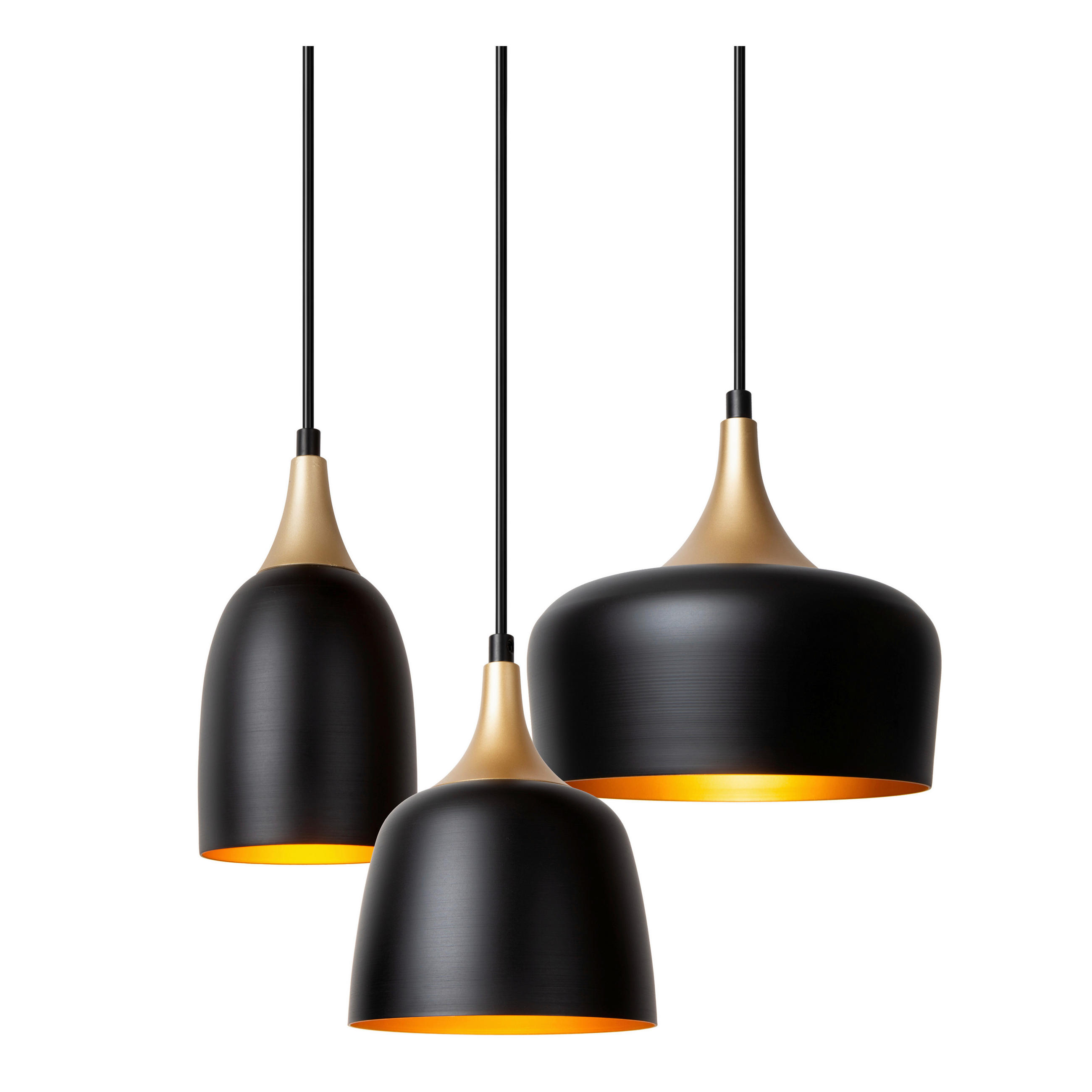 PENDELLEUCHTE 30/30/150 cm    - Konventionell, Metall (30/30/150cm) - Lucide