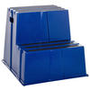 TRITTHOCKER Blau  - Blau, Basics, Kunststoff (57/51/65cm) - MID.YOU