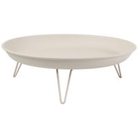 POSLUŽAVNIK ZA SERVIRANJE       30,5/10 cm       - siva, Trend, metal (30,5/10cm) - Ambia Home