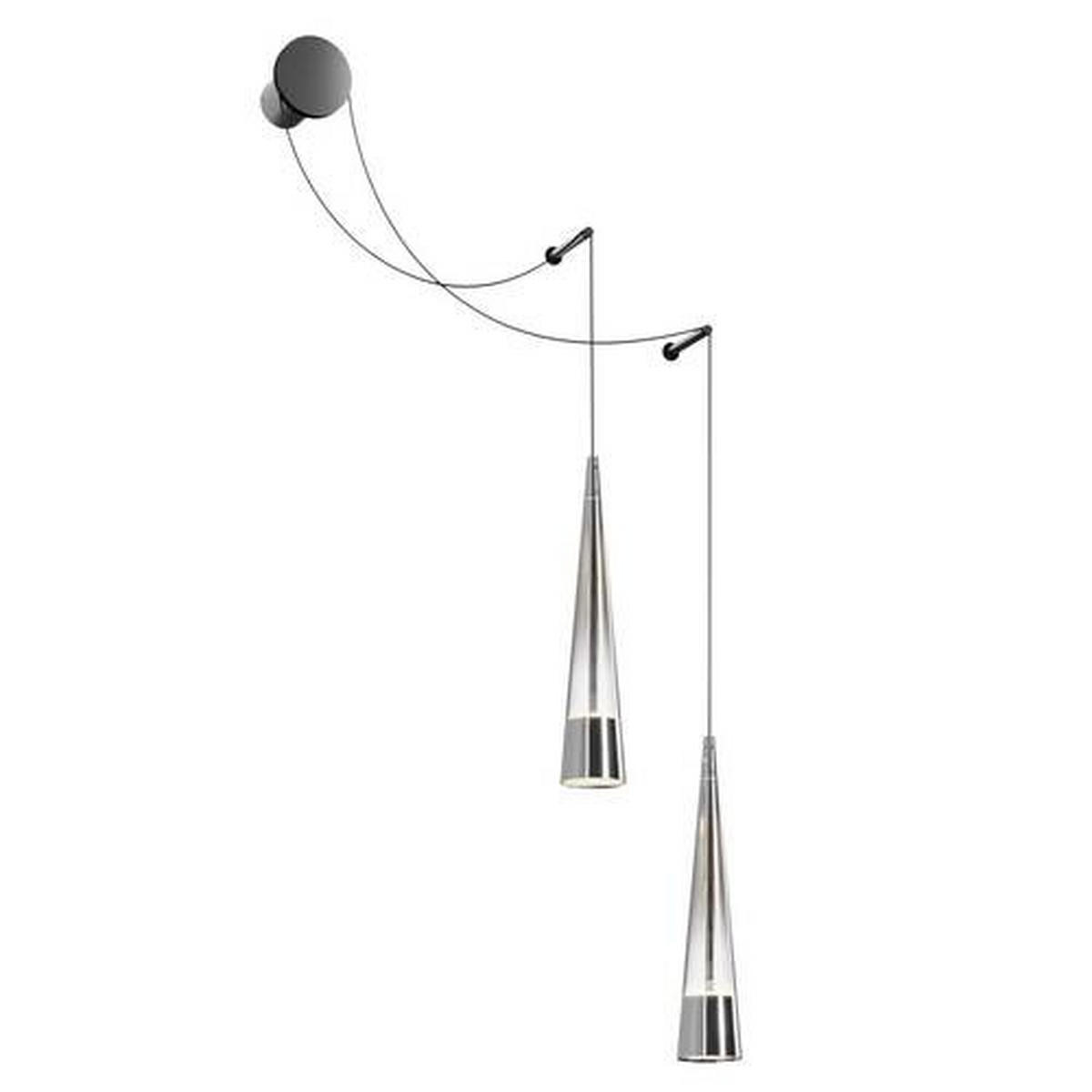 WANDLEUCHTE - Chromfarben, Trend, Glas/Metall (8/38,9cm) - MAYTONI