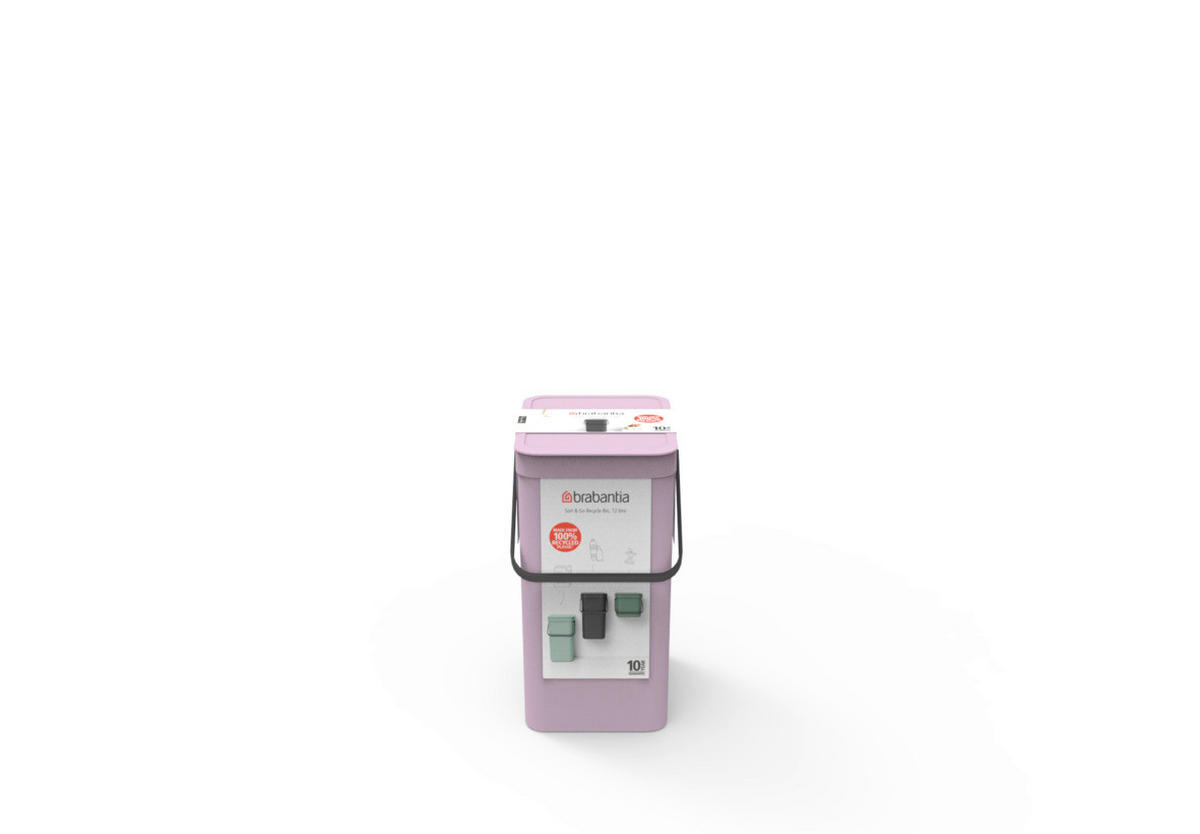 ABFALLEIMER Kunststoff   - Pink, Basics, Kunststoff (24.9/35.10/20cm) - Brabantia