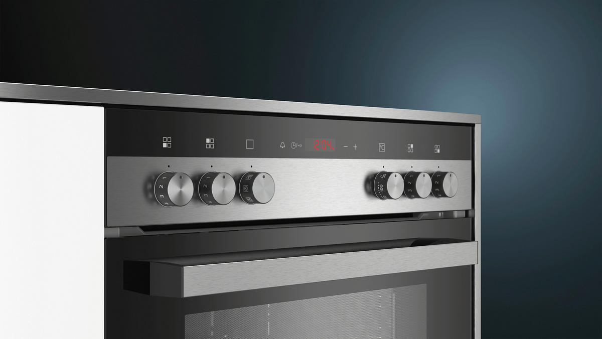 HERDSET EQ110KA0Z  - Schwarz, Basics, Glas/Metall (54,9/59,5/54,8cm) - Siemens