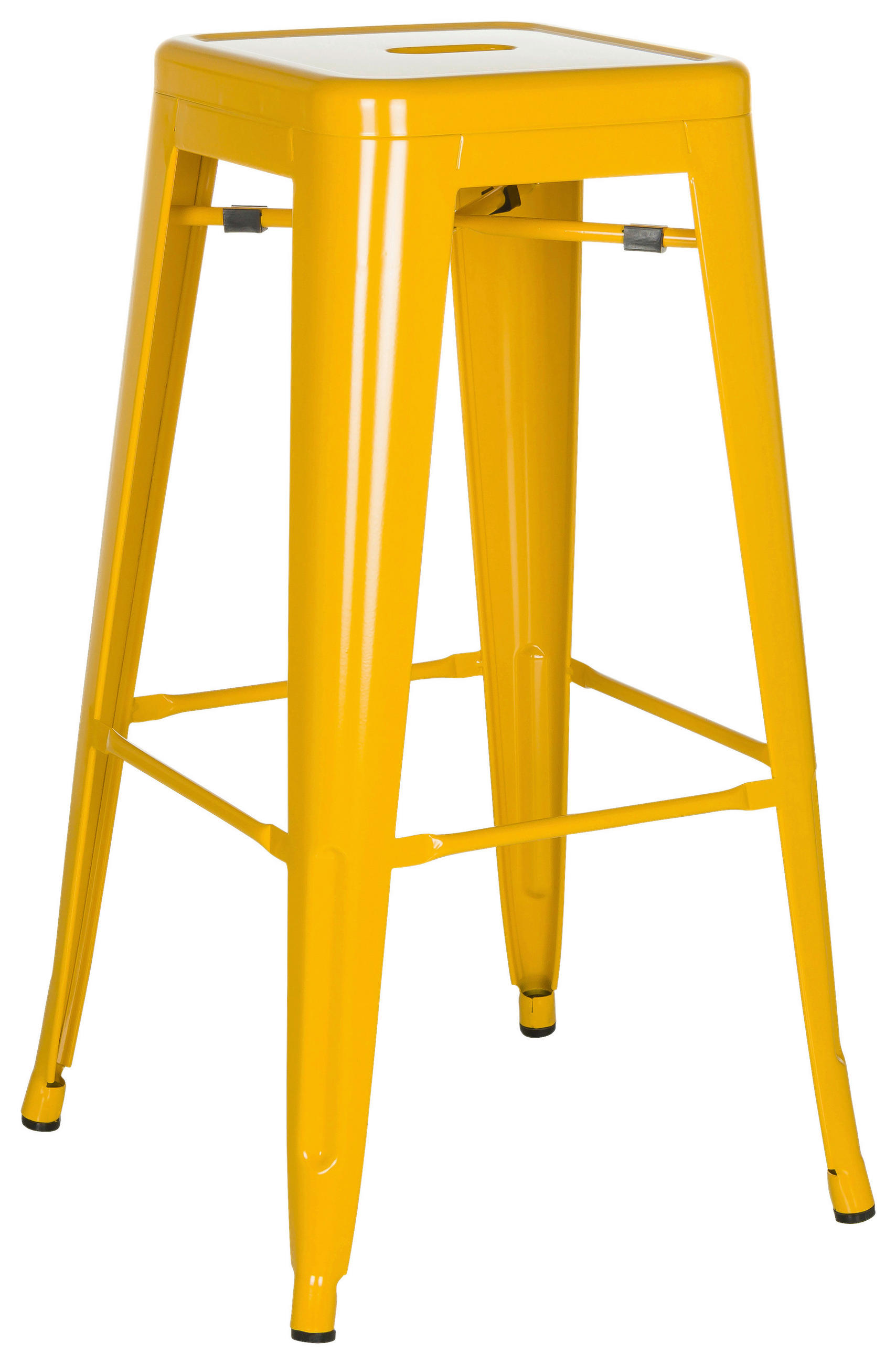 BARPALL i gul  - gul, Basics, metall (44/77/44cm) - MID.YOU
