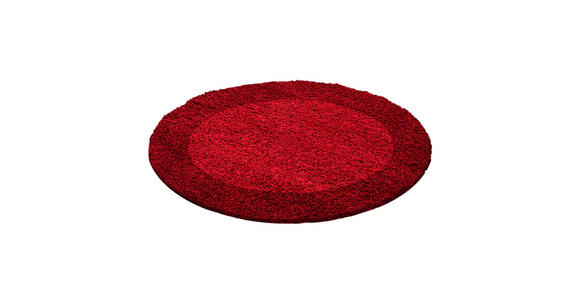 HOCHFLORTEPPICH 120 cm Life 1503 Rot, Hellrot - Hellrot/Rot, KONVENTIONELL, Textil (120cm) - Novel