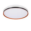 LED-TAKLAMPA Montana 40/40/7 cm  - vit/svart, Klassisk, metall/plast (40/40/7cm)
