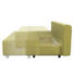 SCHLAFSOFA Webstoff Hellbraun - Hellbraun/Alufarben, Design, Kunststoff/Textil (204/70/80/94cm) - CARRYHOME
