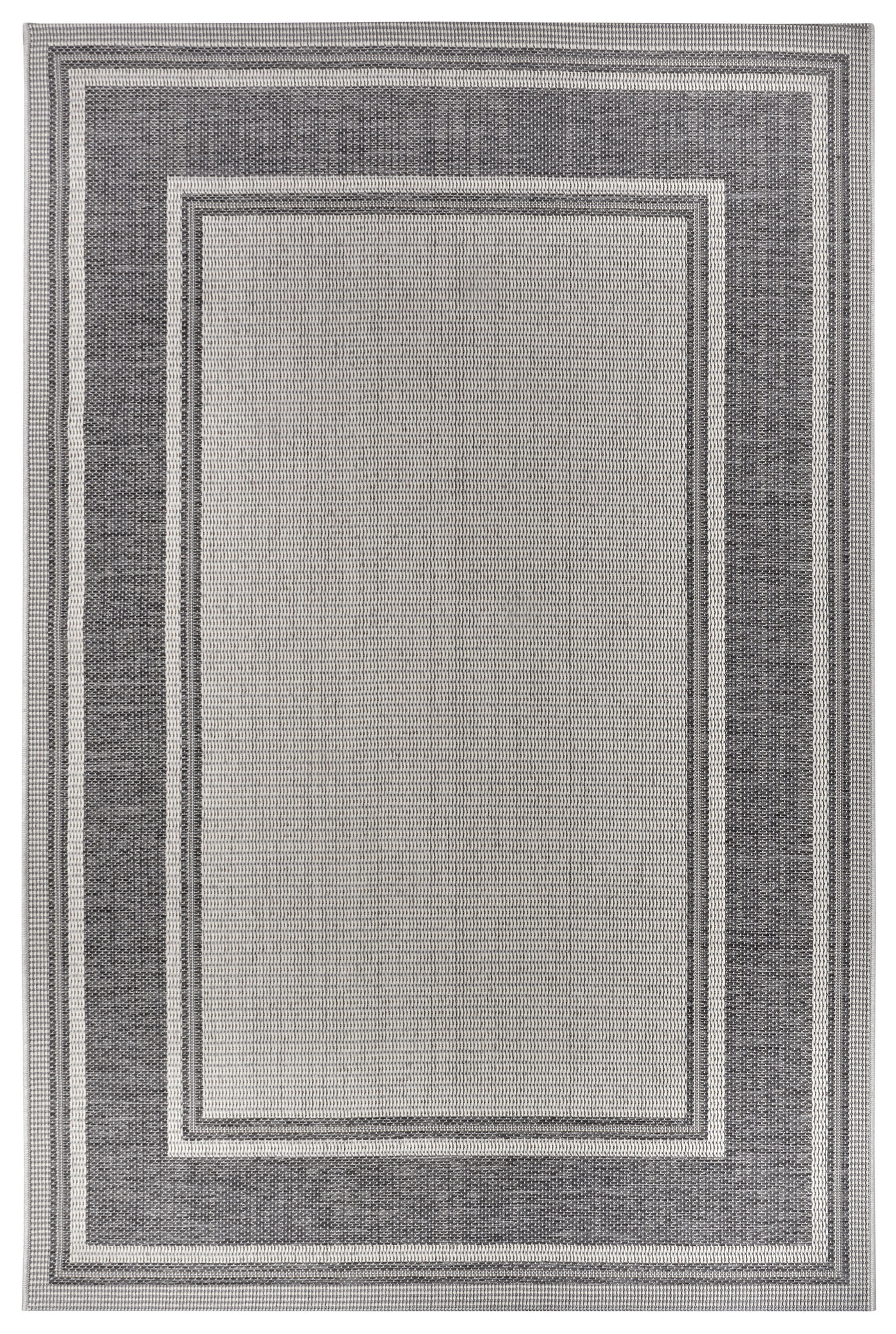 OUTDOORTEPPICH 115/170/170 cm Clyde Grau, Beige  - Beige/Grau, Design, Kunststoff/Textil (115/170/170cm) - Novel