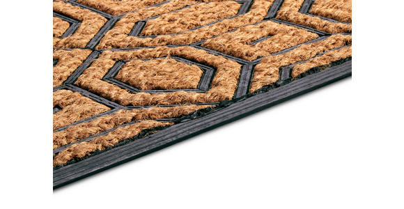 KOKOSMATTE 45/75 cm Mix Mats  - Hellbraun/Schwarz, Basics, Naturmaterialien/Kunststoff (45/75cm) - Esposa
