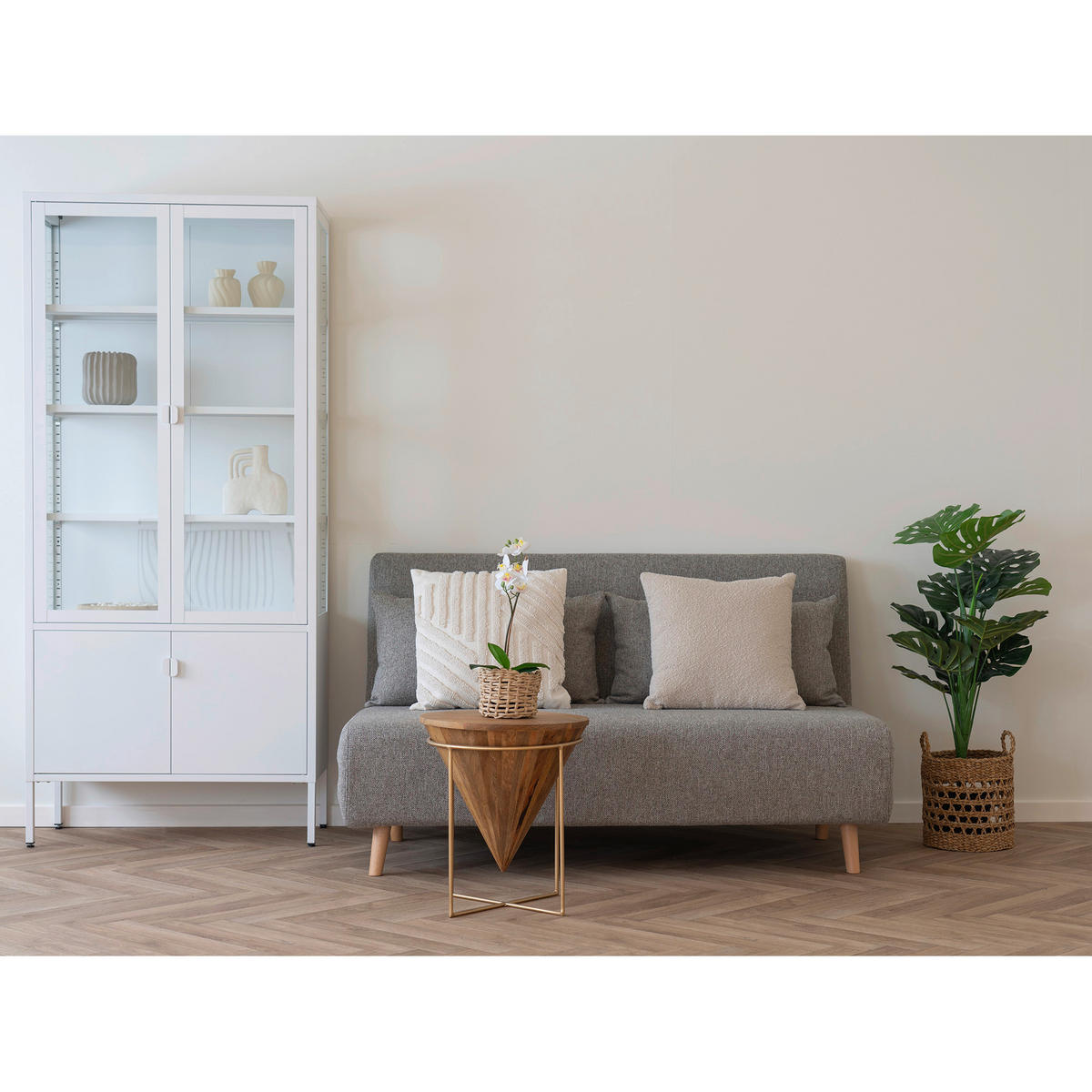 PRYDNADSKUDDE   45/45 cm   - beige, Basics, textil (45/45cm)