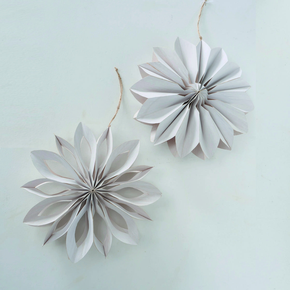 DEKOHÄNGER  - Weiß, Basics, Papier (30/8cm)