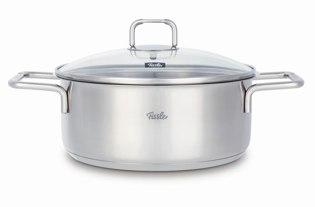 KOCHTOPFSET SatiTherm 5-teilig  - Edelstahlfarben, Basics, Metall - Fissler