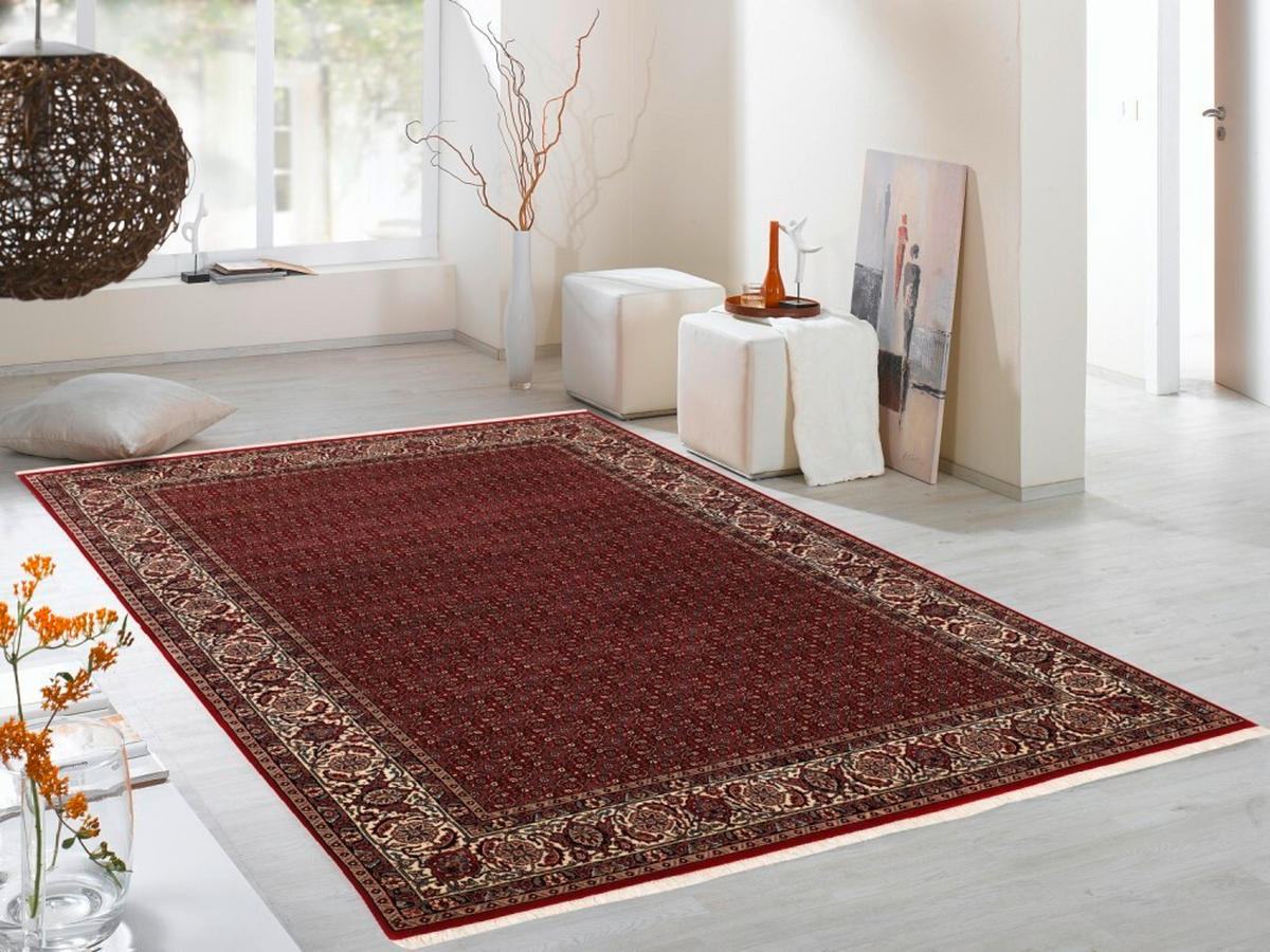 ORIENTTEPPICH 120/180 cm Sultan Herati Creme, Rot  - Rot/Creme, Basics, Textil (120/180cm) - Cazaris