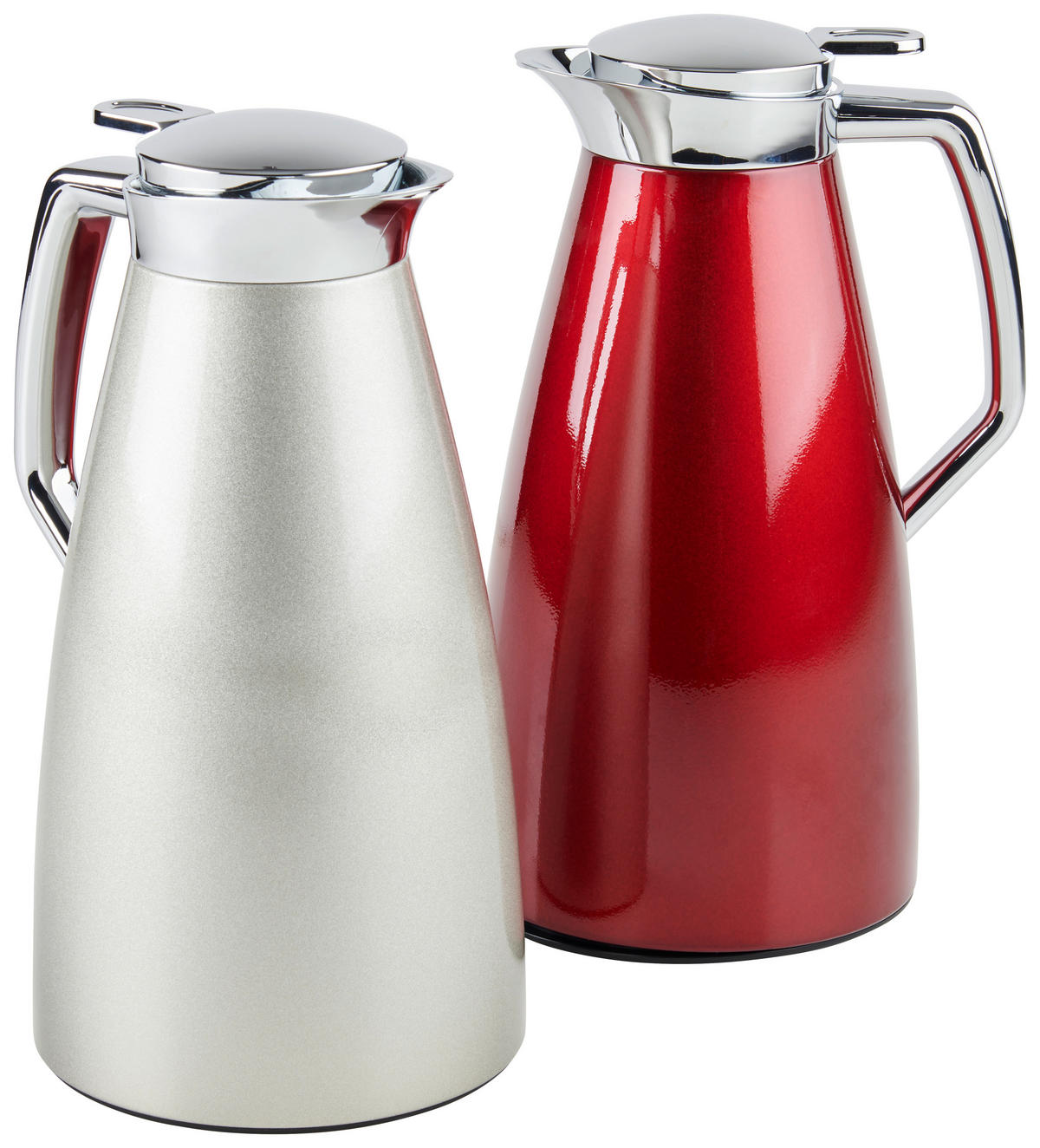 ISOLIERKANNE 1 l  - Silberfarben, Basics, Metall (1l) - Emsa