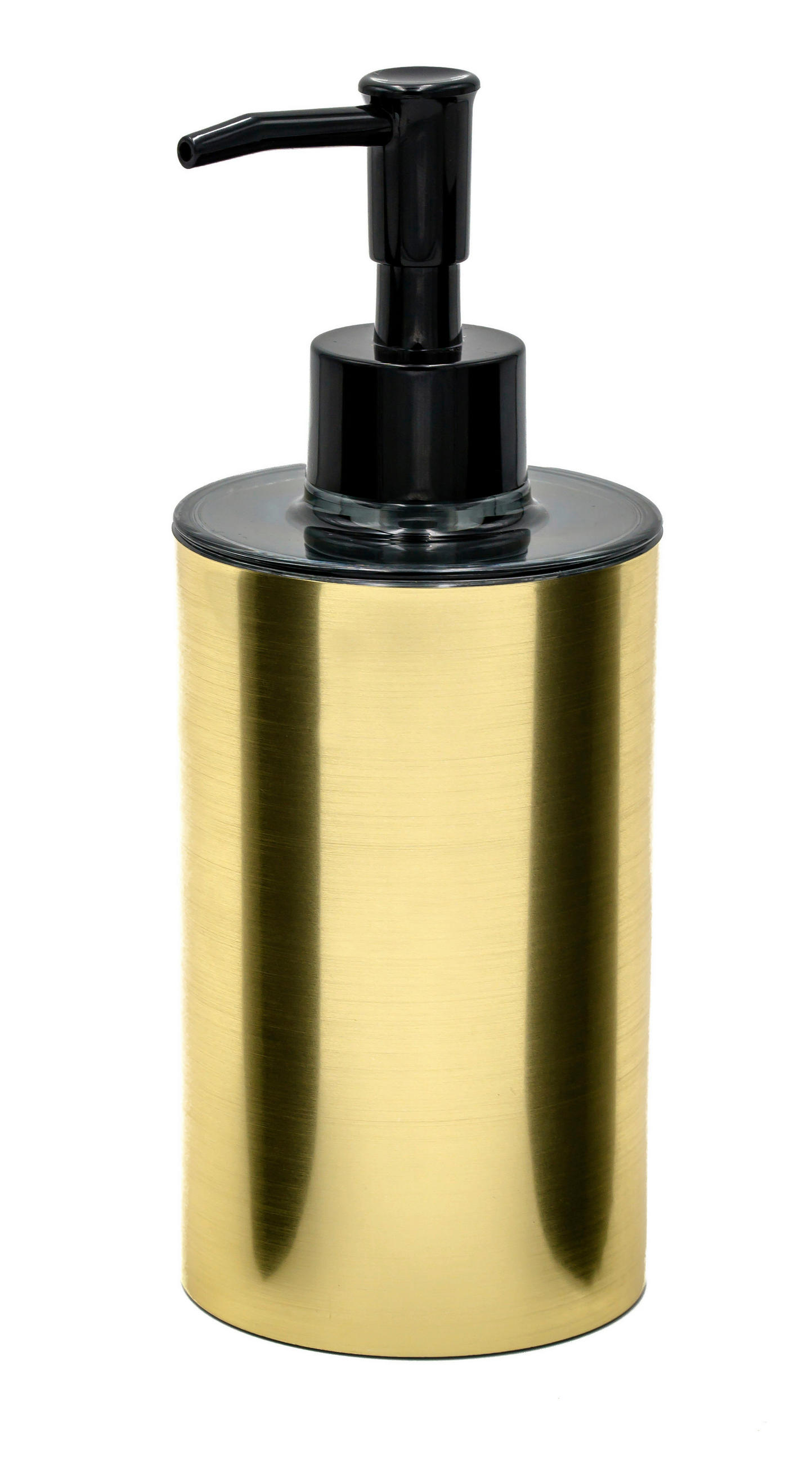 SEIFENSPENDER Kunststoff  - Goldfarben, Basics, Kunststoff (7,3/18,3/7,3cm) - Sadena