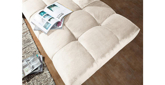ECKSOFA Beige Flachgewebe  - Beige/Schwarz, MODERN, Kunststoff/Textil (235/275cm) - Landscape