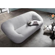 2-SITZER-SOFA in Flachgewebe Schlammfarben  - Schlammfarben/Schwarz, KONVENTIONELL, Kunststoff/Textil (223/79/94cm) - Carryhome