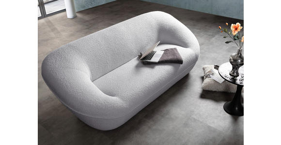 2-SITZER-SOFA in Flachgewebe Schlammfarben  - Schlammfarben/Schwarz, KONVENTIONELL, Kunststoff/Textil (223/79/94cm) - Carryhome