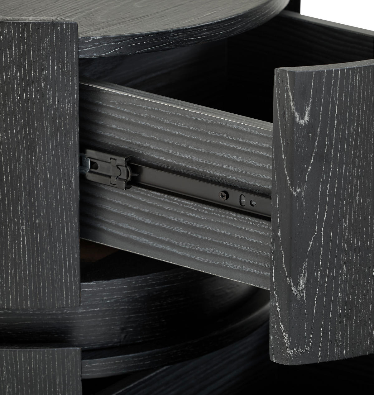 NACHTSCHRANK 40/50/40 cm  - Schwarz, Design, Holzwerkstoff (40/50/40cm) - Novel