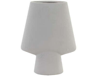 DEKOVASE  - Grau, Basics, Keramik (23/12,5/30cm) - Light & Living