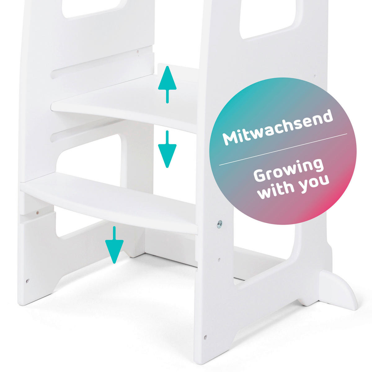 LERNTURM  - Basics, Holz (42,5/62,6/92cm) - Tobi