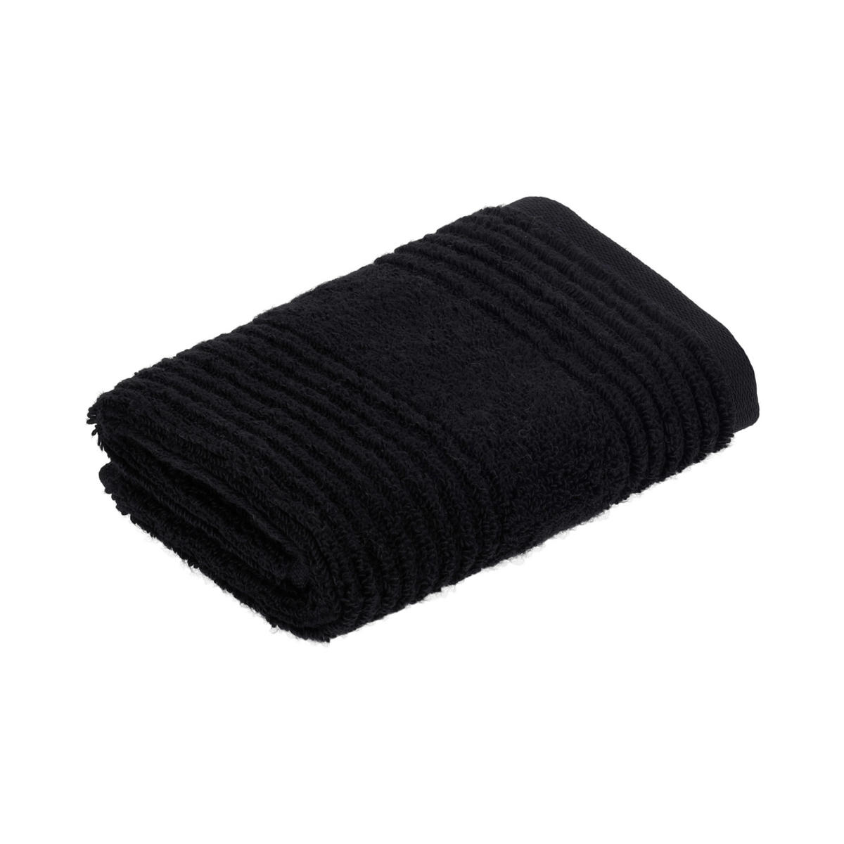 SEIFTUCH 30/30 cm Tomorrow Schwarz  - Schwarz, Basics, Textil (30/30cm) - Vossen