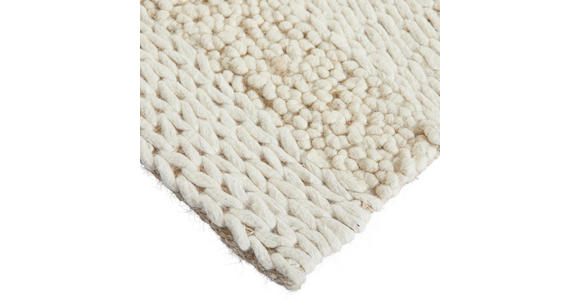 HANDWEBTEPPICH 130/190 cm Nordic Stripes Creme  - Creme, Natur, Textil (130/190cm) - Linea Natura