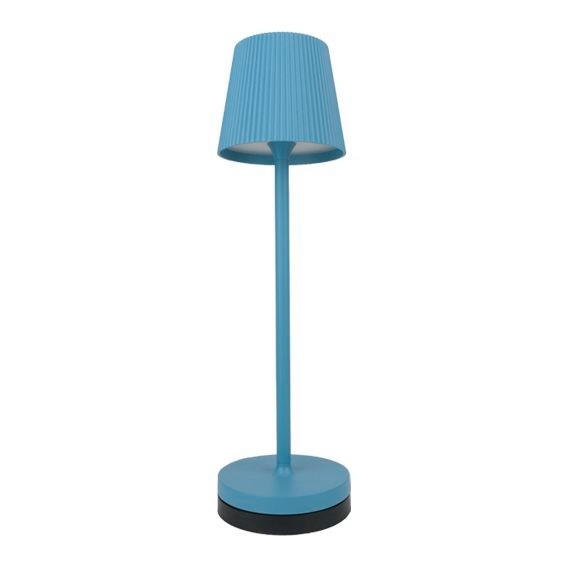 PUNJIVA STONA LAMPA - pastelno plava/plava, Trendi, metal (11,4/39,5cm)