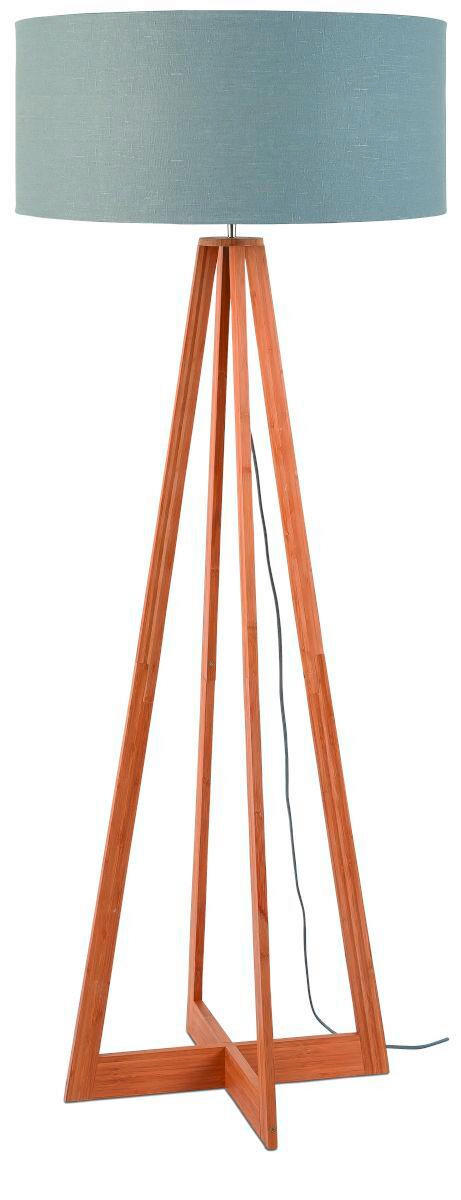 STEHLEUCHTE 60/158 cm    - Hellgrau/Naturfarben, Trend (60/158cm) - Good & Mojo
