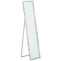 STANDSPIEGEL 34/155/3 cm  - Weiß, Trend, Holzwerkstoff (34/155/3cm) - Boltze Home