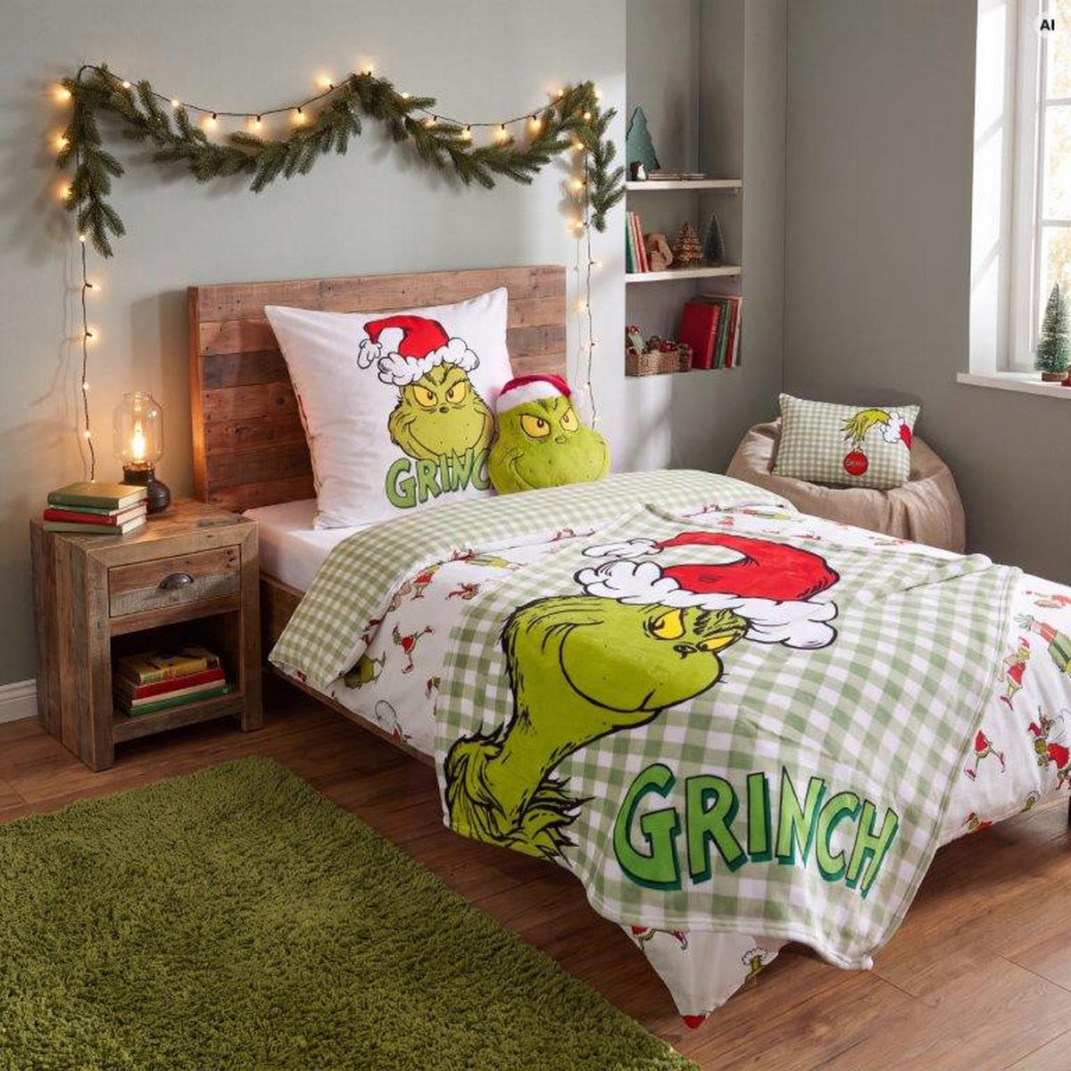 DECKE GRINCH 150/200 cm  - Multicolor, Basics, Textil (150/200cm) - Herding