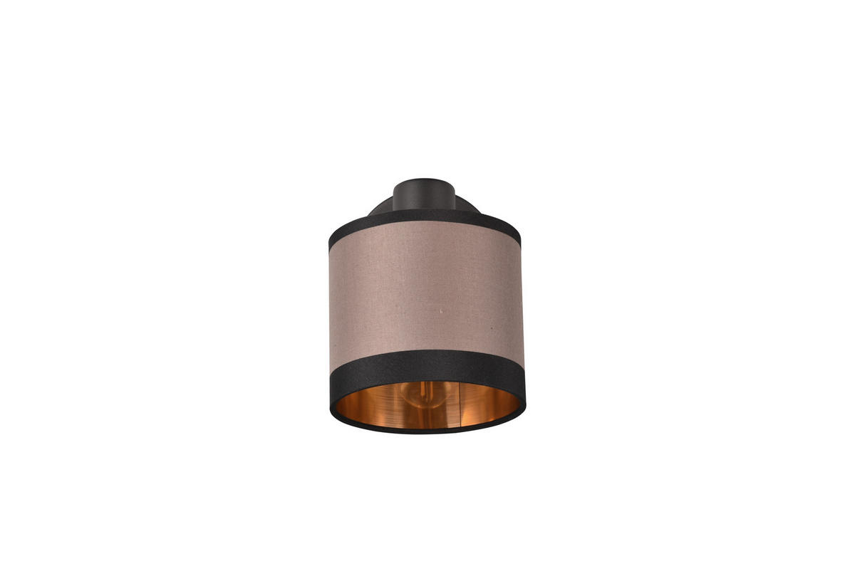 STRAHLER - Taupe/Goldfarben, Basics, Textil/Metall (12/21cm)