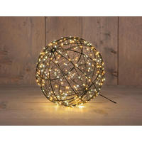 LICHTERKETTE  - Schwarz, Basics, Metall (25cm)