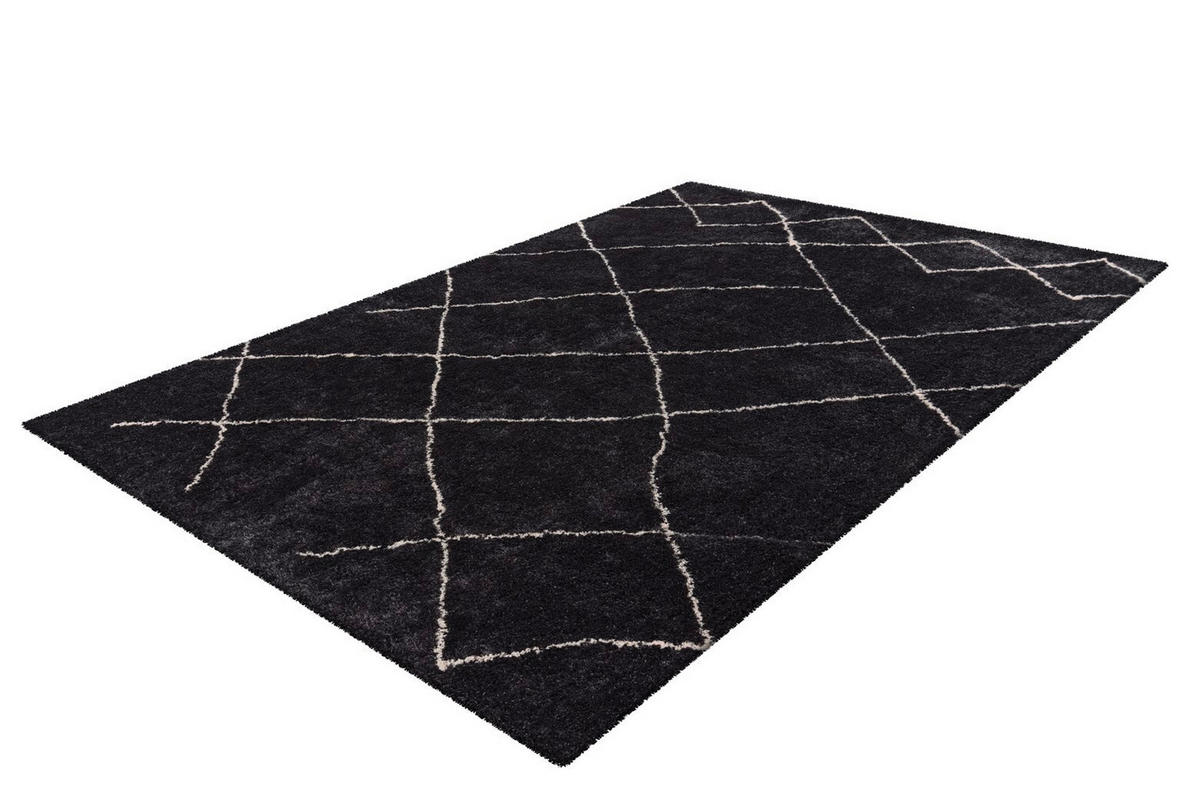 HOCHFLORTEPPICH 200/290 cm Orlando 525 Anthrazit Anthrazit  - Anthrazit, KONVENTIONELL, Textil (200/290cm)