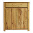 SCHUHSCHRANK Wildeiche massiv geölt Eichefarben - Eichefarben, Basics, Holz (91,8/103,5/36,8cm) - Linea Natura