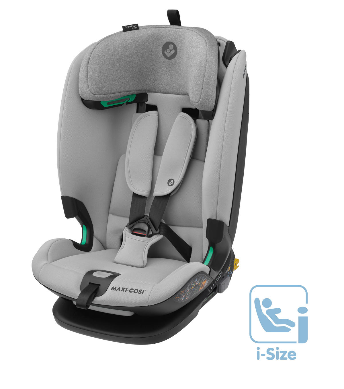KINDERAUTOSITZ TITAN PLUS I-SIZE  - Hellgrau, Basics, Papier/Kunststoff (46/76/60cm) - Maxi-Cosi