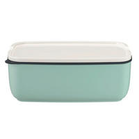LUNCHBOX  0,94 l  - mentazöld/fehér, Basics, műanyag/kerámia (20/13/7,5cm) - like.Villeroy & Boch