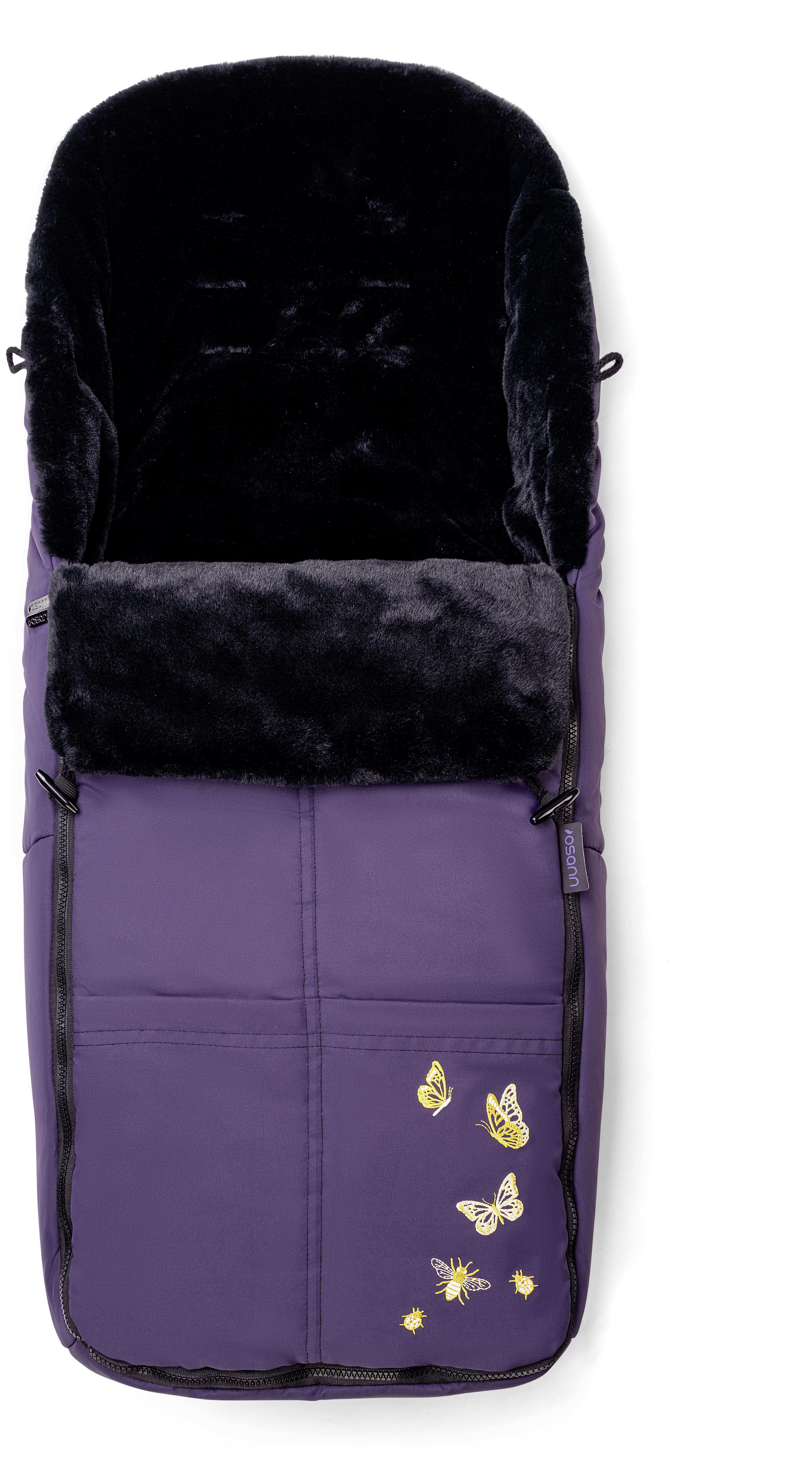 FUSSSACK Blackberry   - Violett, Basics, Textil (32/9/102cm) - Osann
